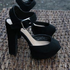 Black Platform Heels